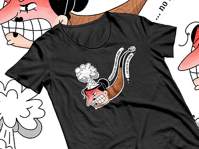 Pipe angry brush character design furius illustration photoshop stroke strokes tshirt