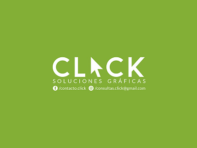 Click brand click identity logo marca