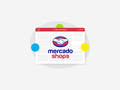 Mercado shops III ae after effects animation branding design icon logo loop motion progress sketch ui