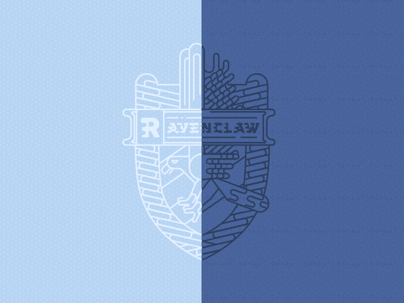 Ravenclaw ae after effects animation bird flat gif harry potter icon ravenclaw shield stroke