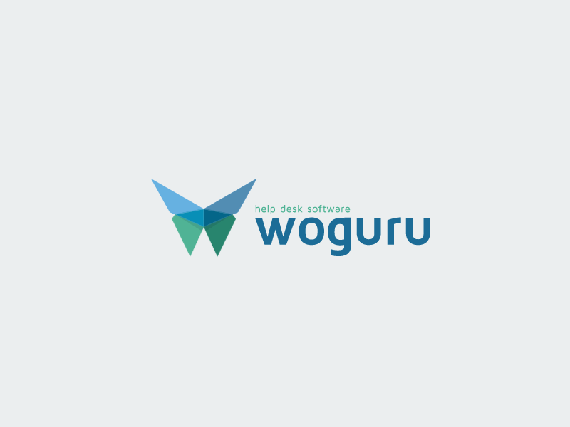Logo Animation: Woguru ae animation butterfly fly gif logo origami paper ¨after effects¨