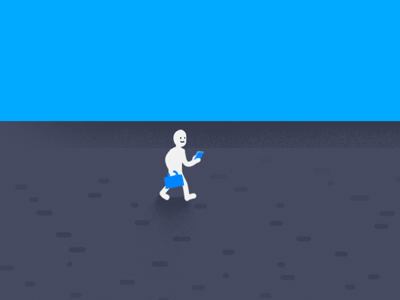 Qwill characters animation after effects animation character duik gif loop people walk cycle work
