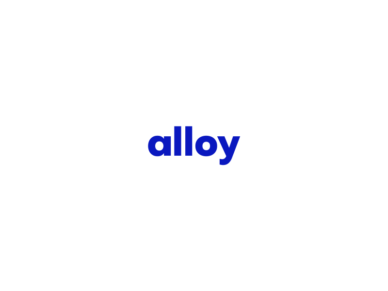 Alloy: Logo animation. after effects animation gif identity logo loop tipography wink