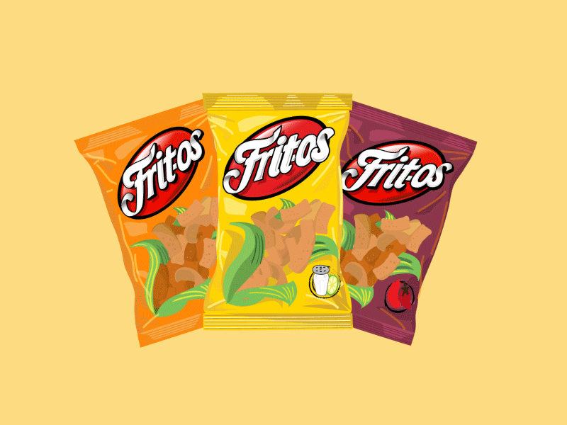 Fritos animation 2d ae after effects animation fritos motion motion graphics pack