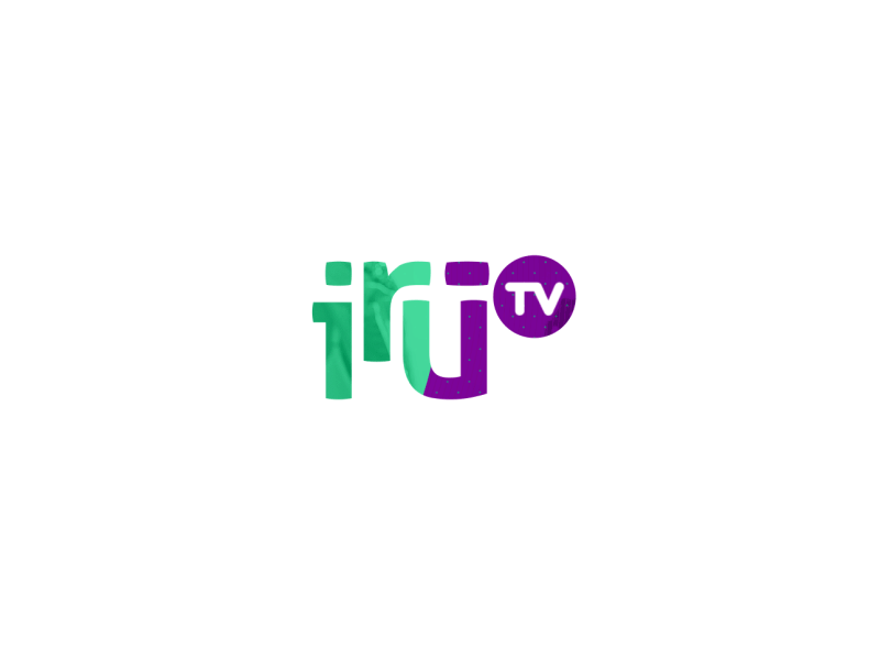 Iru Tv logo animation ae after effects animacion animation gif identity logo loop