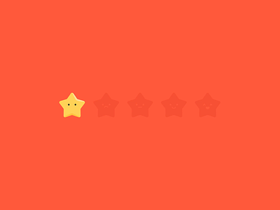 Stars animation ae after effects animation bad character full happy icon loop motion motion ui review shine sparkle star ui
