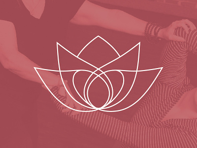 Healing Arts Lotus Mark Logo flower healing health heart holistic logo lotus mark nature symbol wellness yoga