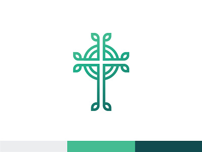 Westminster Presbyterian Church of Rome Mark christian church church logo cross grow leaf line logo mark symbol tree