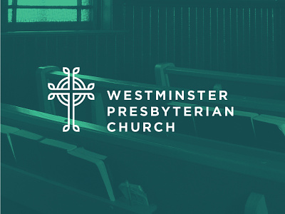 Presbyterian Church Logo christian church church logo cross grow leaf line logo mark symbol tree