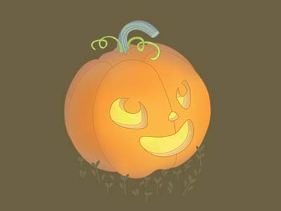 Cute Jack-o'-lantern cute illustration pumkin smile