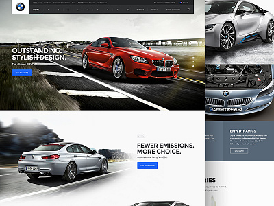 BMW bmw clean page simple splashpage web webdesign website