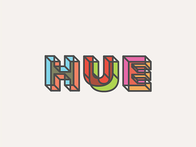 Hue colors font hue illustration lettering letters type typography