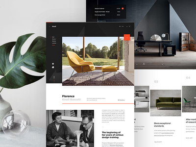 Knoll knoll landing ui web webdesign webpage website