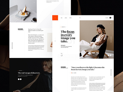 Ellie Baygulov Blog blog landing simple ui web webdesign webpage website