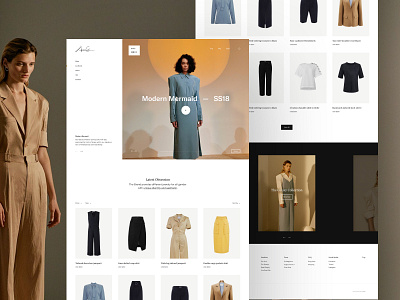 Minimal Store e commerce landing minimal store ui web webdesign webpage website