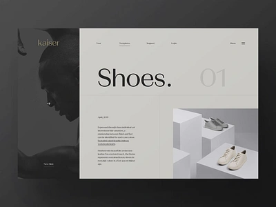 Kaiser // / Slideshow animation ui web webdesign webpage website