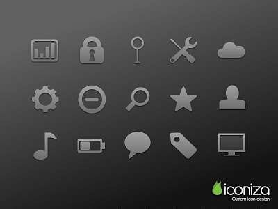 Tab Bar Icon Set V1 bar iconiza icons ios tab