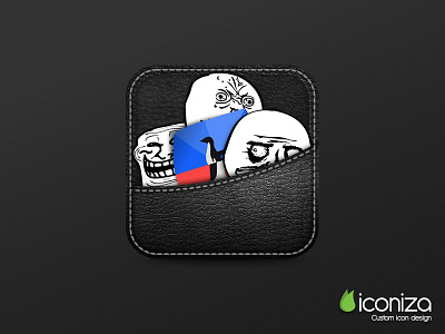 Pocket Meme App Icon app design icon iconiza ios