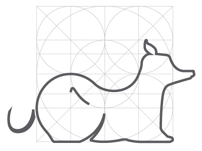 Pictogram animal dog illustrator pictogram signal signalization visual