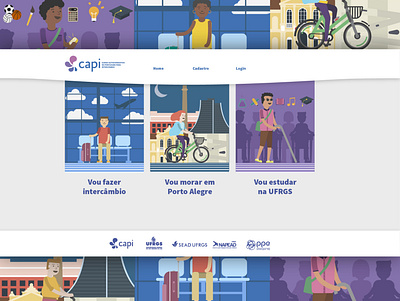 Capi adobe art design graphic illustration illustrator ui web webdesign