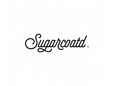 Sugarcoatd branding logo logotype minimal script sugarcoatd