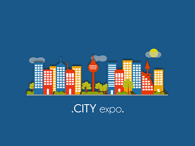 City expo animation city expo illustration