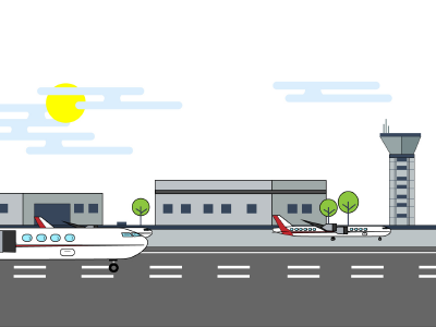 Airport airport illustration