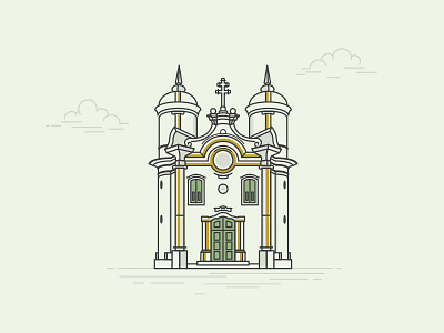São Francisco de Assis Church architecture beer brasil brew brewery building chapel church colonial label minas gerais ouro preto