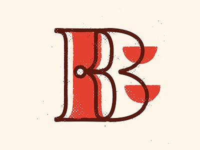 B 36days 36daysoftype drop cap lettering texture type typography