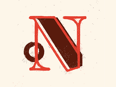 N 36days 36daysoftype calligraphy drop cap illustration lettering texture type typography