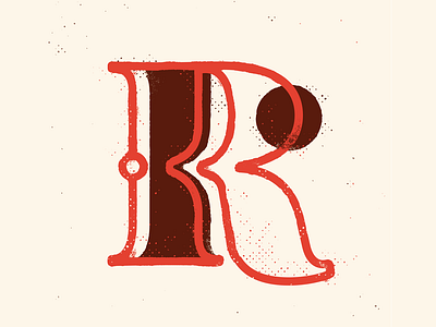 R 36 36days 36daysoftype calligraphy drop cap illustration lettering texture type typography