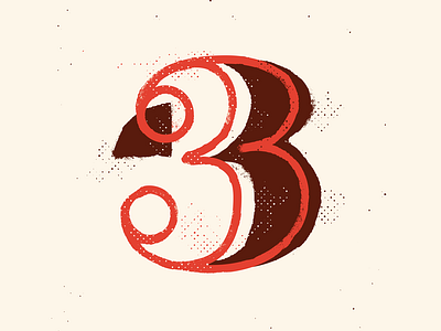 3 36 days of type 36days 36daysoftype calligraphy drop cap illustration lettering texture three type typography