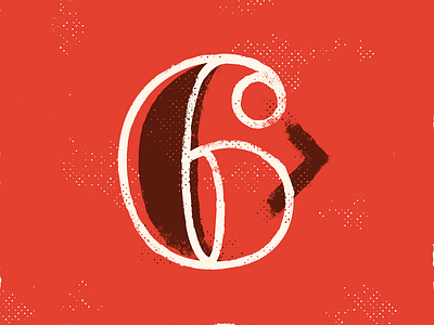 6 36 36 days of type 36days 36daysoftype 6 calligraphy drop cap illustration lettering seis six texture type typography