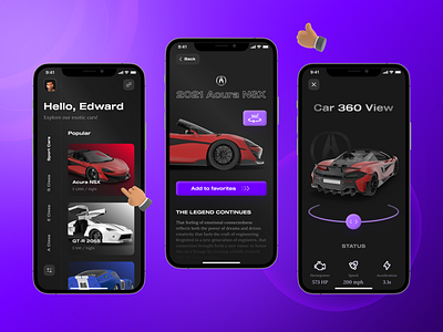 Exotic Car Renting Ui Concept car app car renting app ios ios app ios app design mobile design productdesign racecar ui design ui designs ux uxdesign