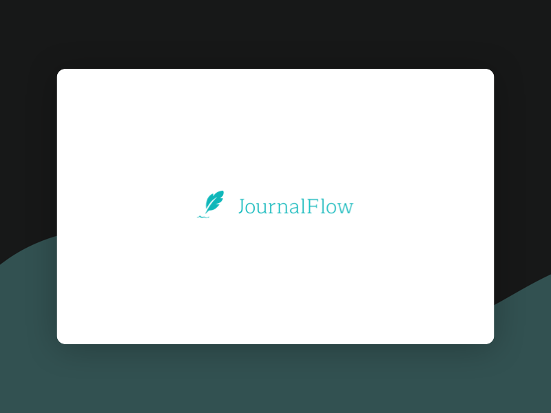JournalFlow launched on ProductHunt animation gif principle ui ux