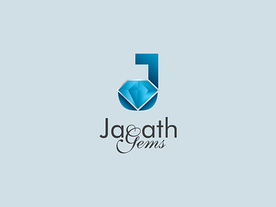 Jagath Gems LOGO Design gem gems gemstone icon logo logo design logodesign logos logotype