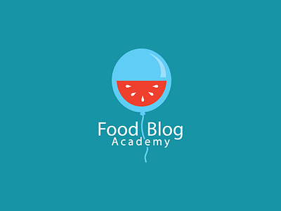 Food Blog Academy LOGO Design branding concept creative design food logo logodesign logotype vector
