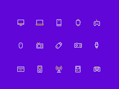 Electronic equipment-icon ui 图标 设计