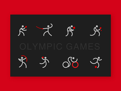 Olympic Games-Icon ui 图标 设计