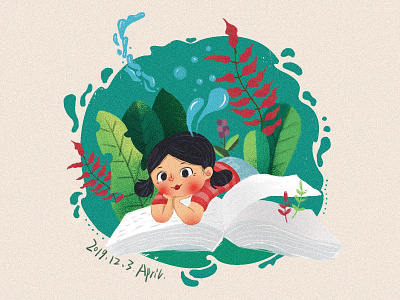 Children's illustration-book illustration