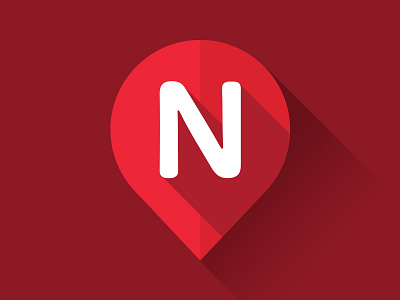 Nomad android app brand icon identity illustration ios location logo mobile nomad pin