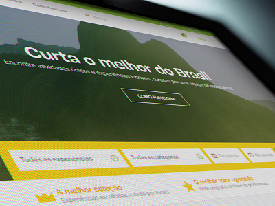 Brasilanea Home brazil curation landing page platform tourism ui ux visual website