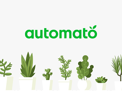 automato v2 automation automato brand branding design farm farming identity logo tomato urban garden visual