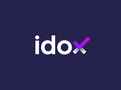 idox Branding automation brand branding check checkmark design document identity idox law lawyer logo platform productivity sign visual