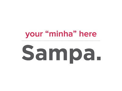 Minha Sampa | Crowdsourcing Logo