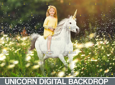 Majestic unicorn backdrop & Flower backdrop, White Horse 2suns camomile backdrop digital paper flower backdrop flower overlay halloween overlay photo overlay photoshop overlay unicorn of camomile unicorn of camomile unicorn overlay