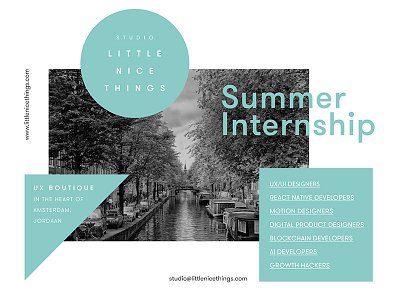 Summer Internship.