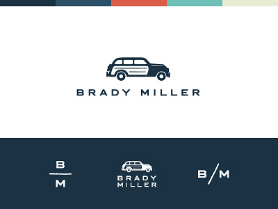 BM Branding brand branding car clothing lacrosse lax logo sports woody wagon