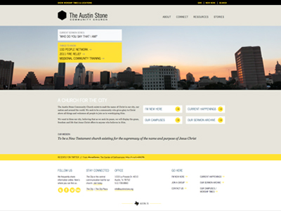 Launched launch live site the austin stone