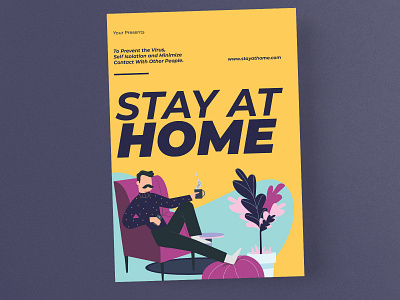 Stay at Home Flyer Instagram Set